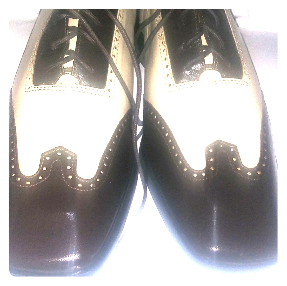 Loafers by Stacy Adam's,Classic Brown n White.